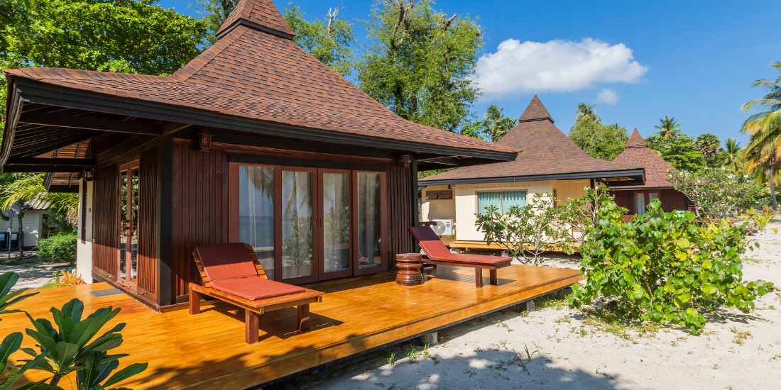 Deluxe Beachfront Villa Double
