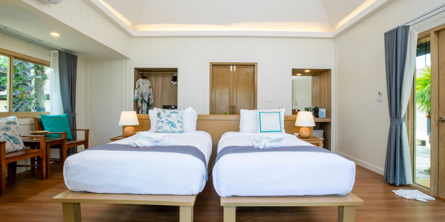 Premier Beachfront Villa Twin